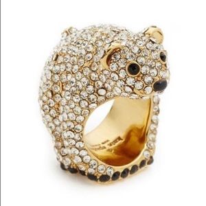 Kate Spade Cold Comforts Polar Bear Ring